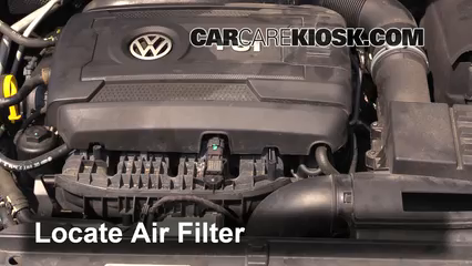 2014 Volkswagen Passat SEL Premium 1.8L 4 Cyl. Sedan (4 Door) Filtre à air (moteur) Changement